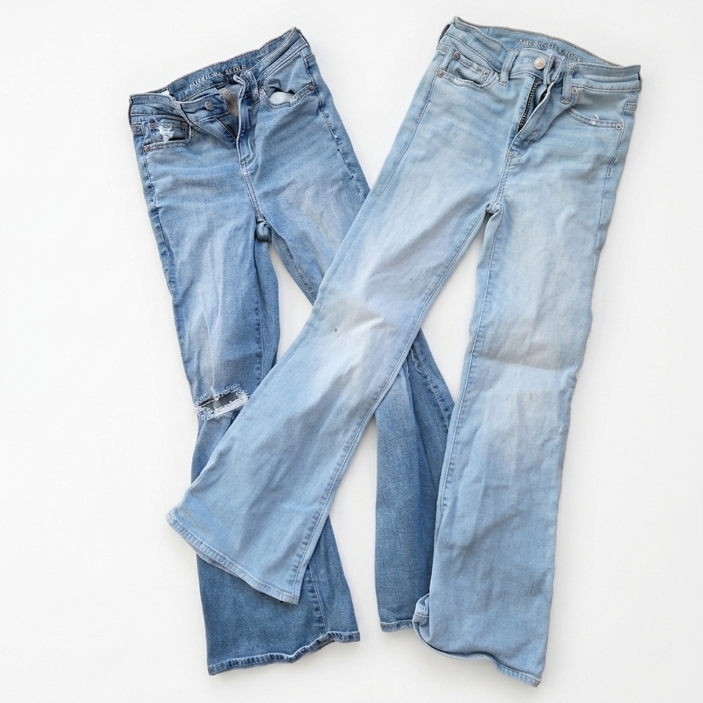 American Eagle Women’s Flare Jeans - Classic Denim